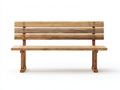 Banc de jardin en bois 160x45x85 cm - bois naturel - dossier à lattes
